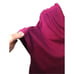 Poncho Peck & Peck Weekend pink fuchsia pullover cowl neck batwing fringed ponch