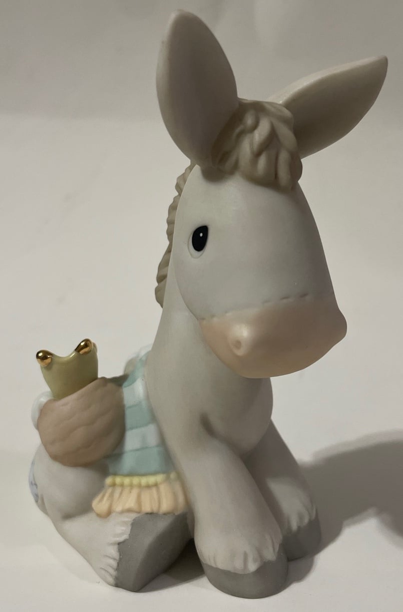 Crown Him King of Kings, Precious Moments Donkey Figurine