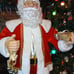 LIFESIZE ANIMATED DANCING SANTA CHIRSTMAS FIGURE DISPLAY - MUSICAL - DANCES