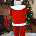 LIFESIZE ANIMATED DANCING SANTA CHIRSTMAS FIGURE DISPLAY - MUSICAL - DANCES