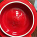 Vintage McCoy Red Delicious Apple Cookie Jar With Green Leaves 8425