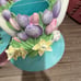 Easter spring bunny girl candle plant holders new