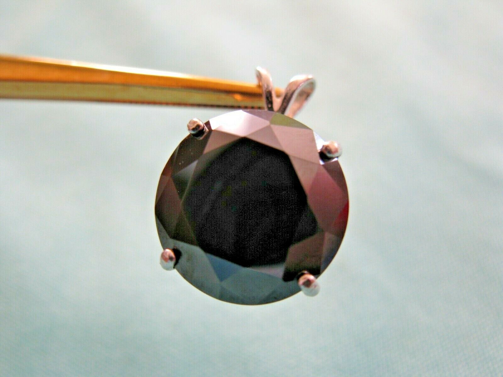 9.30ct REAL BLACK DIAMOND NECKLACE,CERTI FICATE OF AUTHENTICITY,F REE DIA TESTER