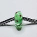 Trollbeads Unique, Green, Red, Floral authentic stamp LAA 925