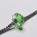 Trollbeads Unique, Green, Red, Floral authentic stamp LAA 925