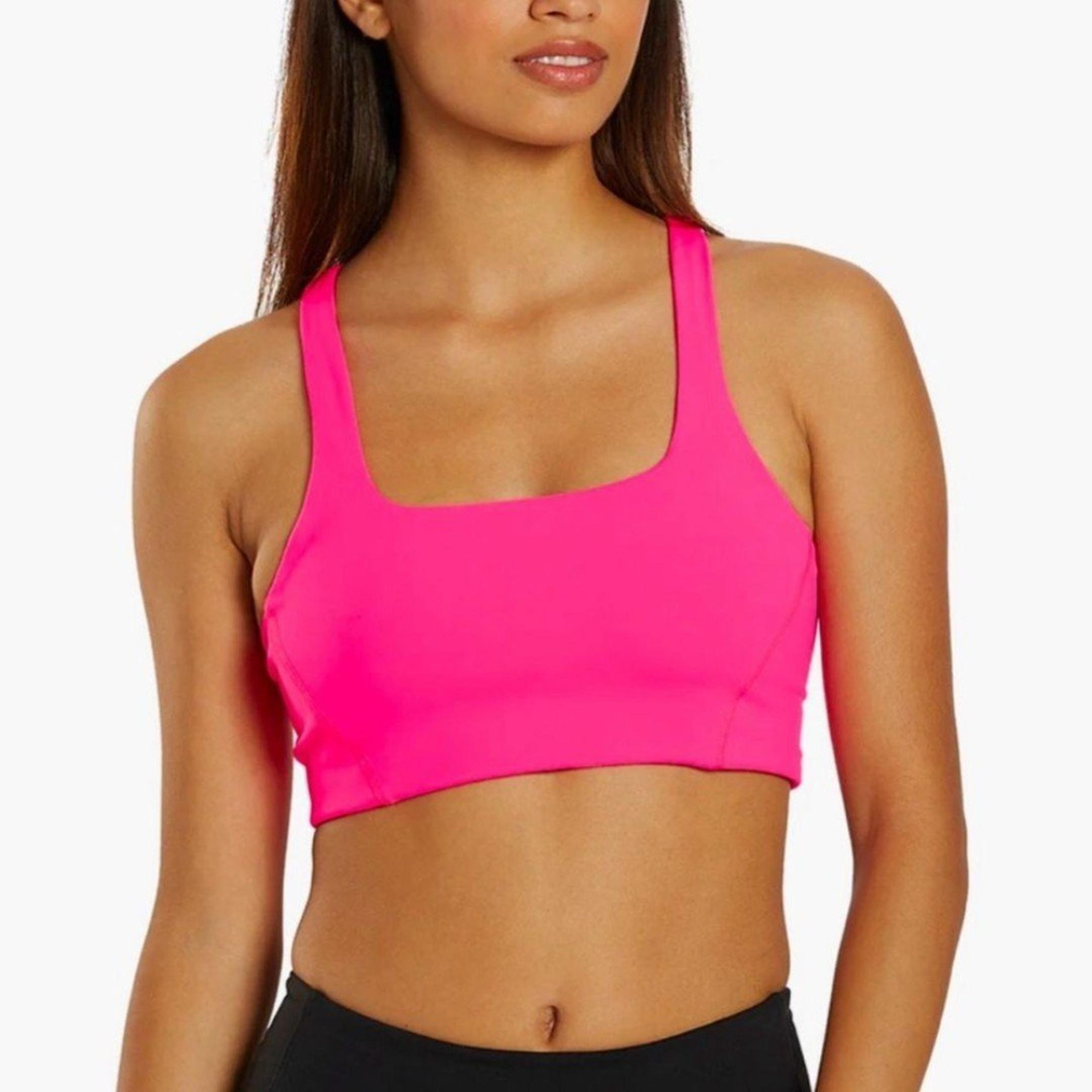 FREE PEOPLE MOVEMENT Women's Hot Pink Sports Bra.