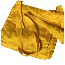 Coach Bright Yellow Canvas Crossbody EUC