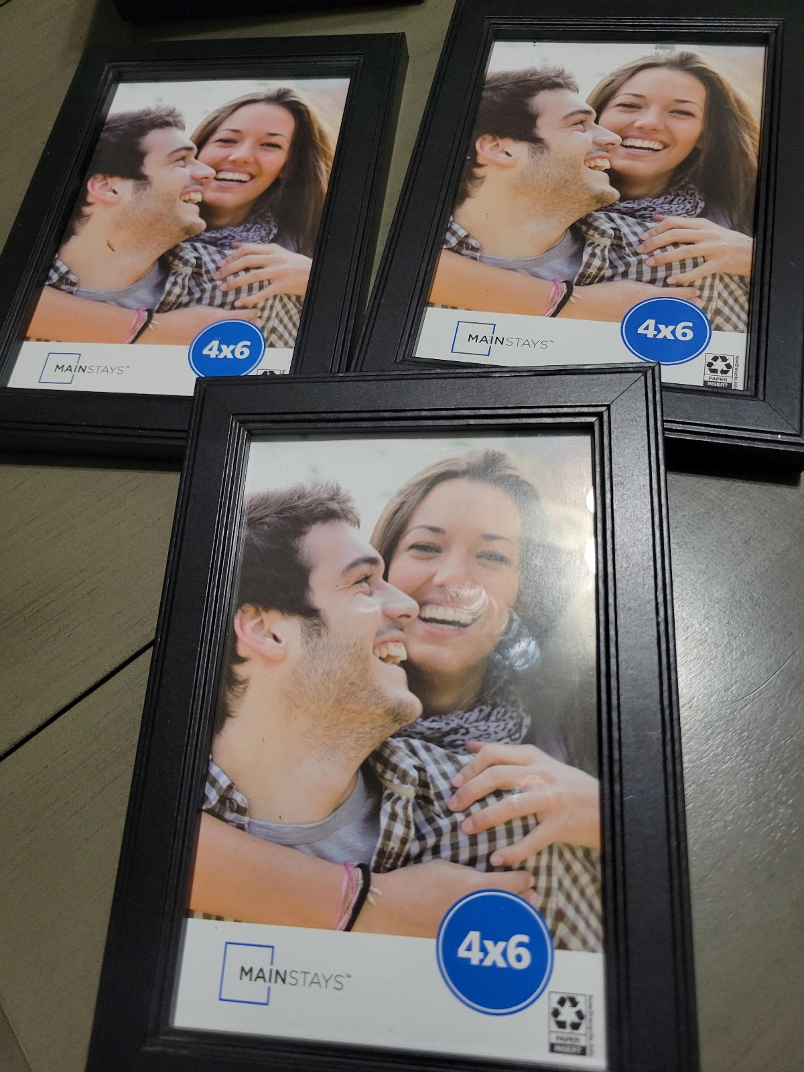 Lot of 11 mainstays picture frames 4x6