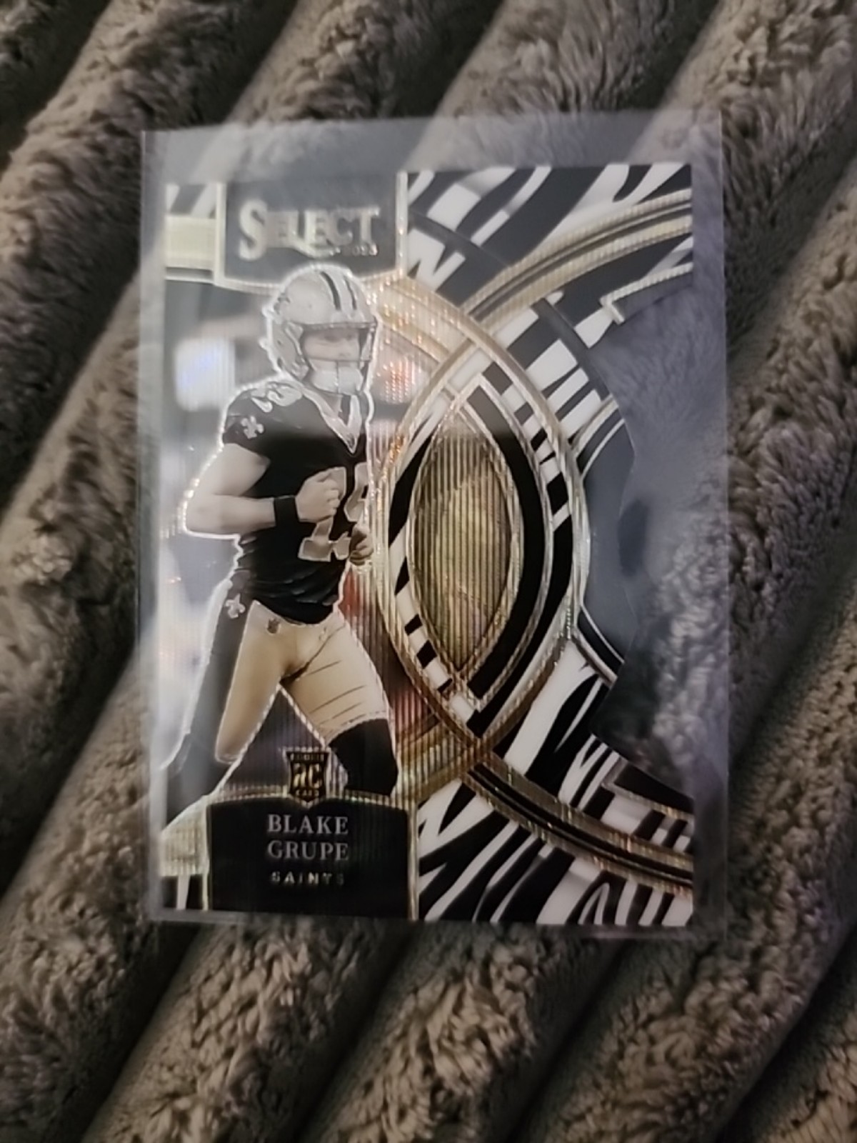 BLAKE GRUPE 2023 SELECT RC PREMIER LEVEL ZEBRA SSP NO.111 SAINTS Case Hit
