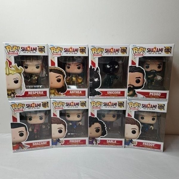 Shazam fury of the gods. Funko pops