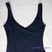 New! Allsisters isometric one piece plunge open back swimsuit black, M