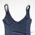 New! Allsisters isometric one piece plunge open back swimsuit black, M