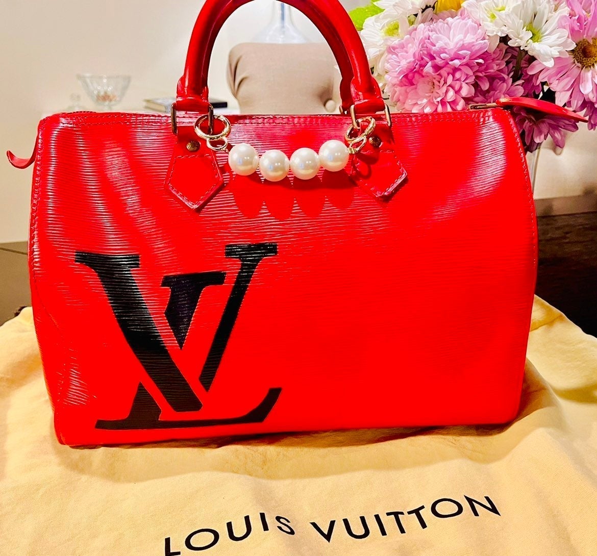 Louis Vuitton Epi Speedy 30 Custom