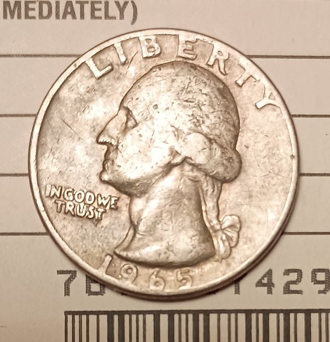 1965 quarter DDR rem mis print