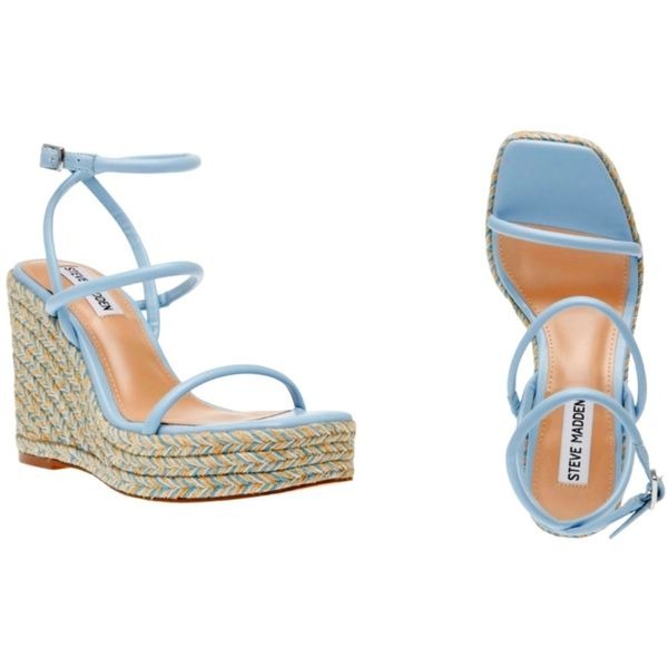 STEVE MADDEN Women's Platform Wedge Sandals Size 9M New