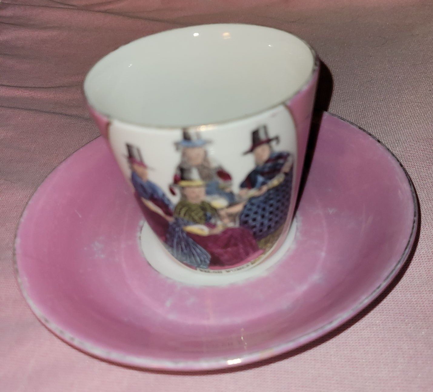 Teacup and Saucer German china vintage