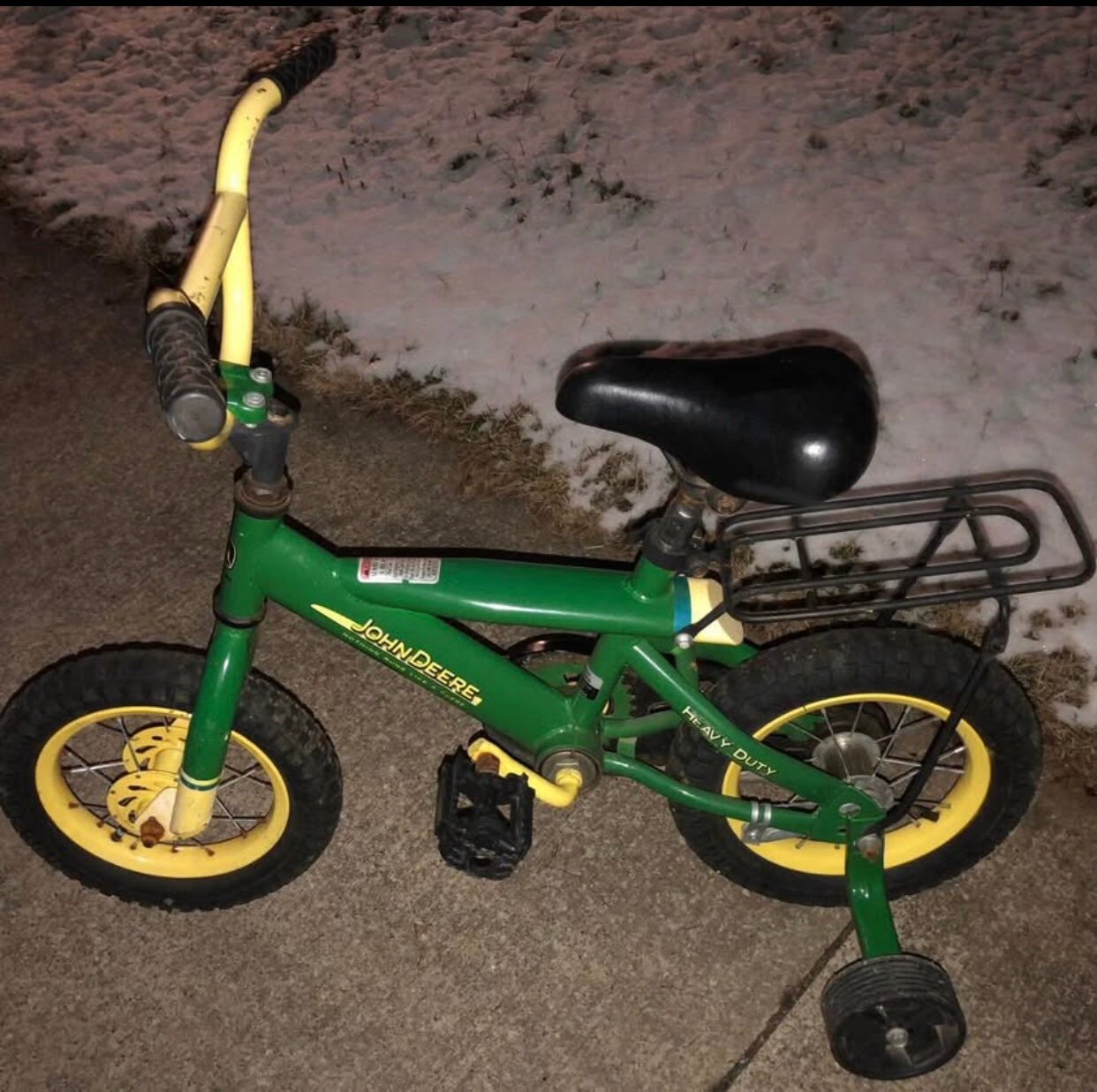 Kid John deer bike