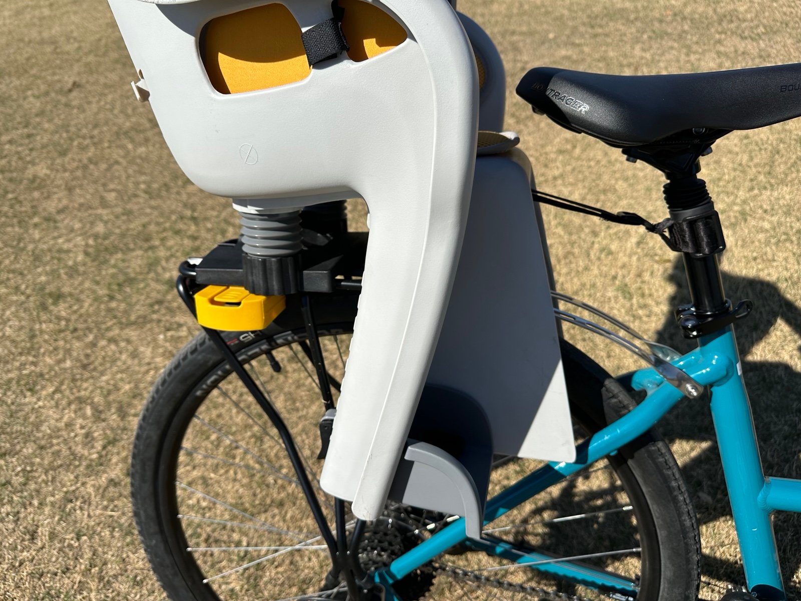 Topeak Babyseat II - For Disc Brakes Grey/Yellow 26/27.5/700c