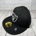 Las Vegas Raiders NFL 7 3/4 59Fifty New Era Hat Fitted Cap Black New Men