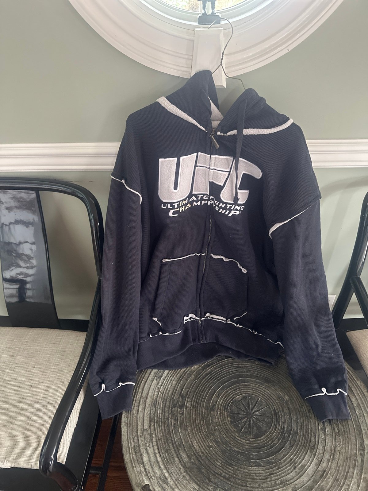 Sherpa Hoodie ufc y2k vintage size XL