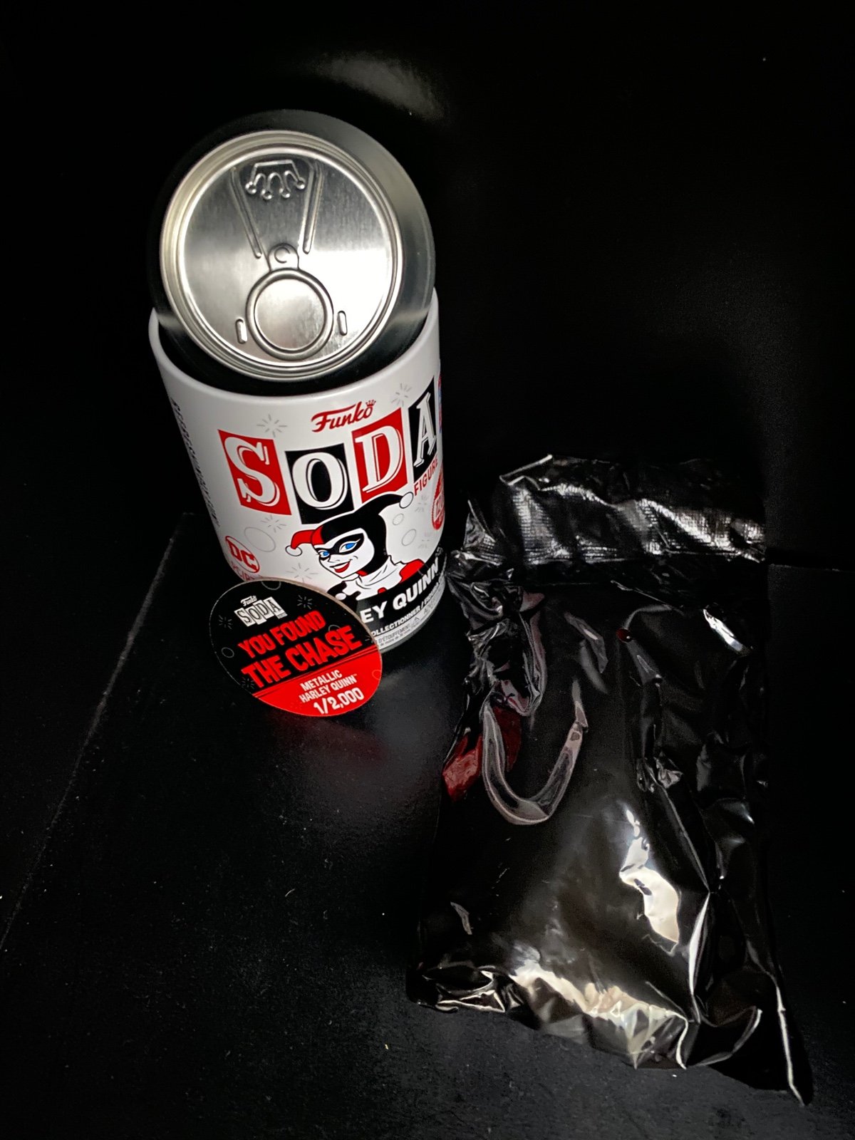 Funko soda Harley Quinn Metallic chase Funkon 2021
