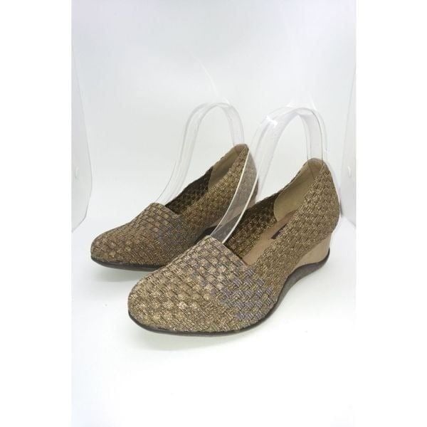Zee Alexis Womens Wedge Slip Ons Size 38