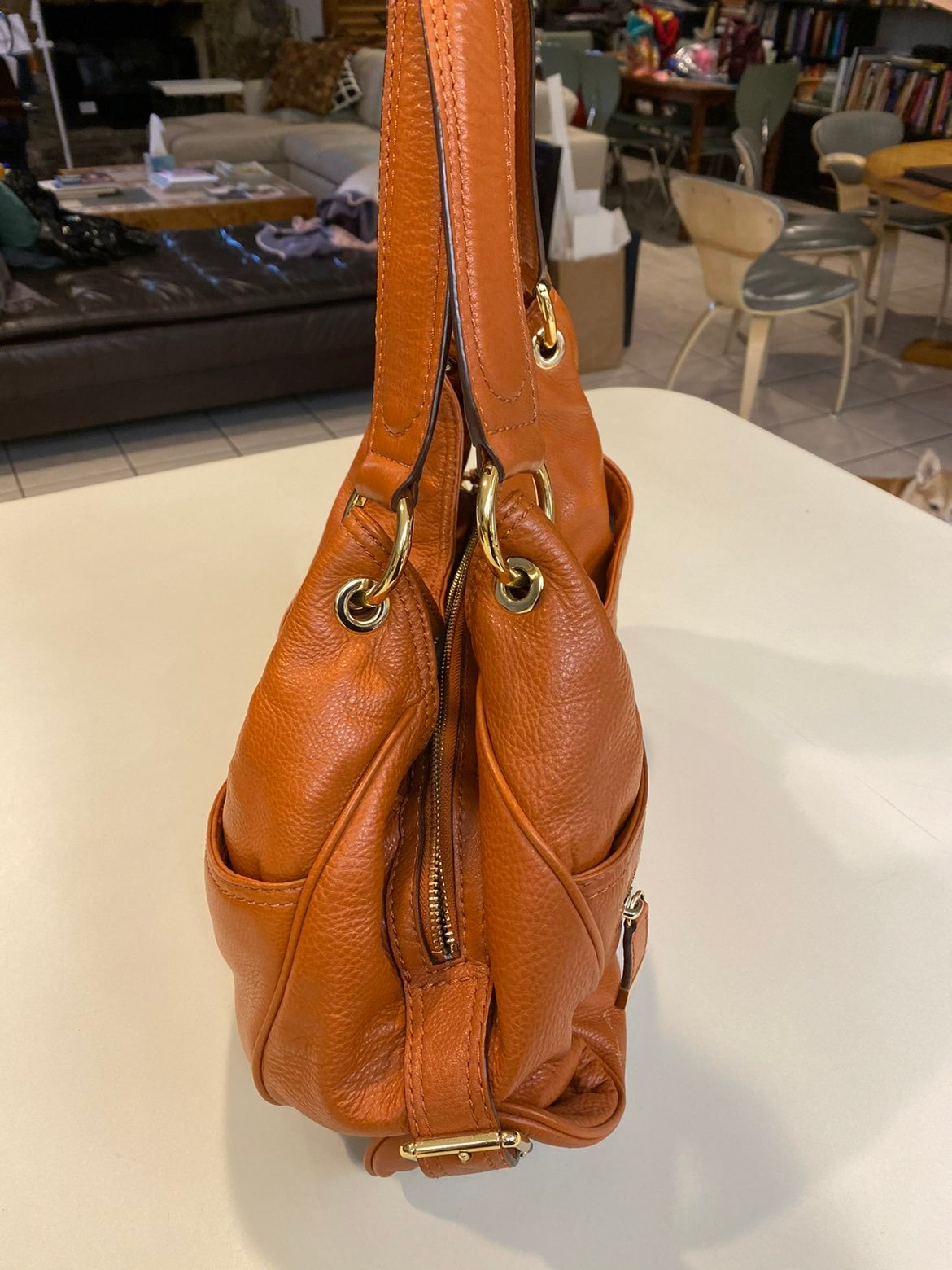 michael kors tan shoulder bag