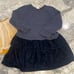 Zara Crewcuts Kids Bundle of 5 Tops Shirt Sweater Skirt Dress Set Blue Pink 4-6