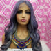Wowfactor blue platinum highlight wig