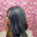 Wowfactor blue platinum highlight wig