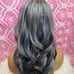 Wowfactor blue platinum highlight wig