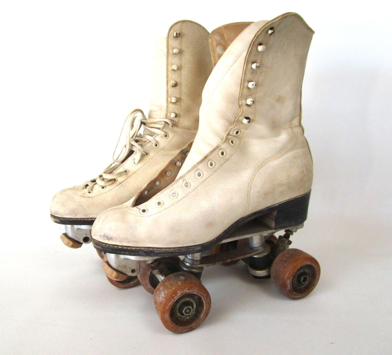 Vintage Riedell Red Wing Roller Skates Model 192 Size 6.5 w/ Eli's Deluxe Plates