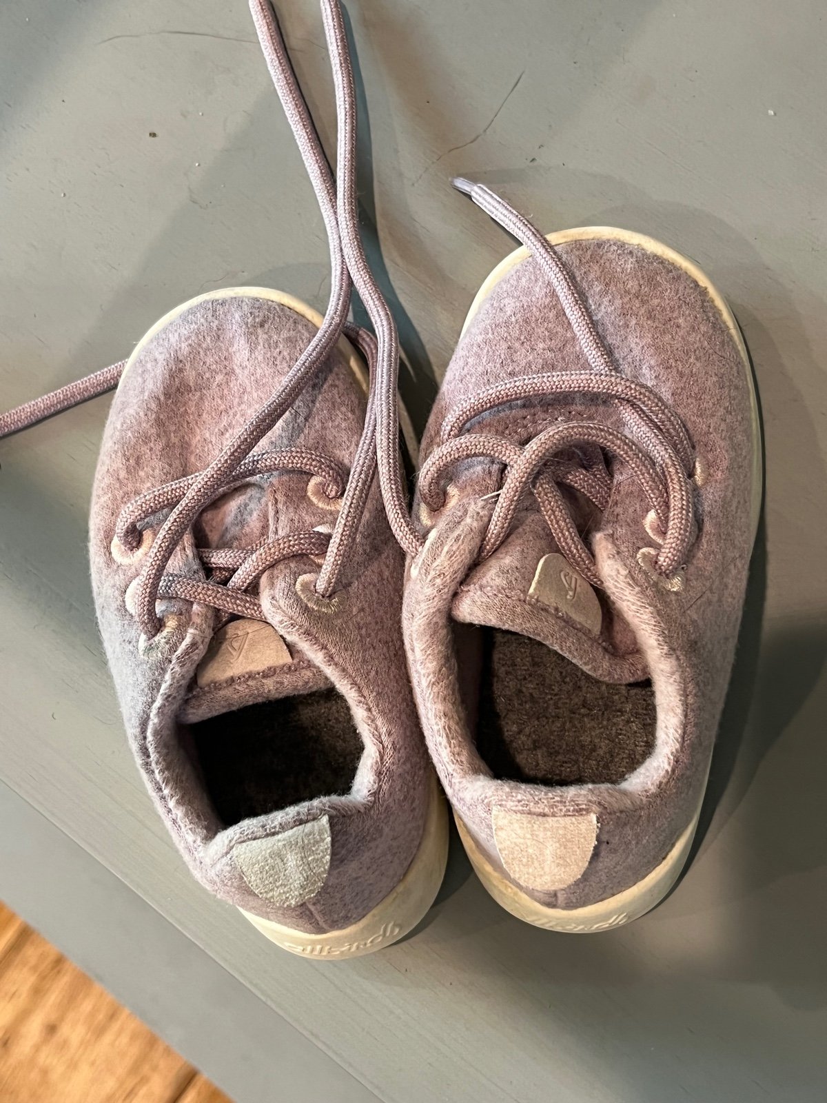 Allbirds smallbirds purple wool runners sneakers