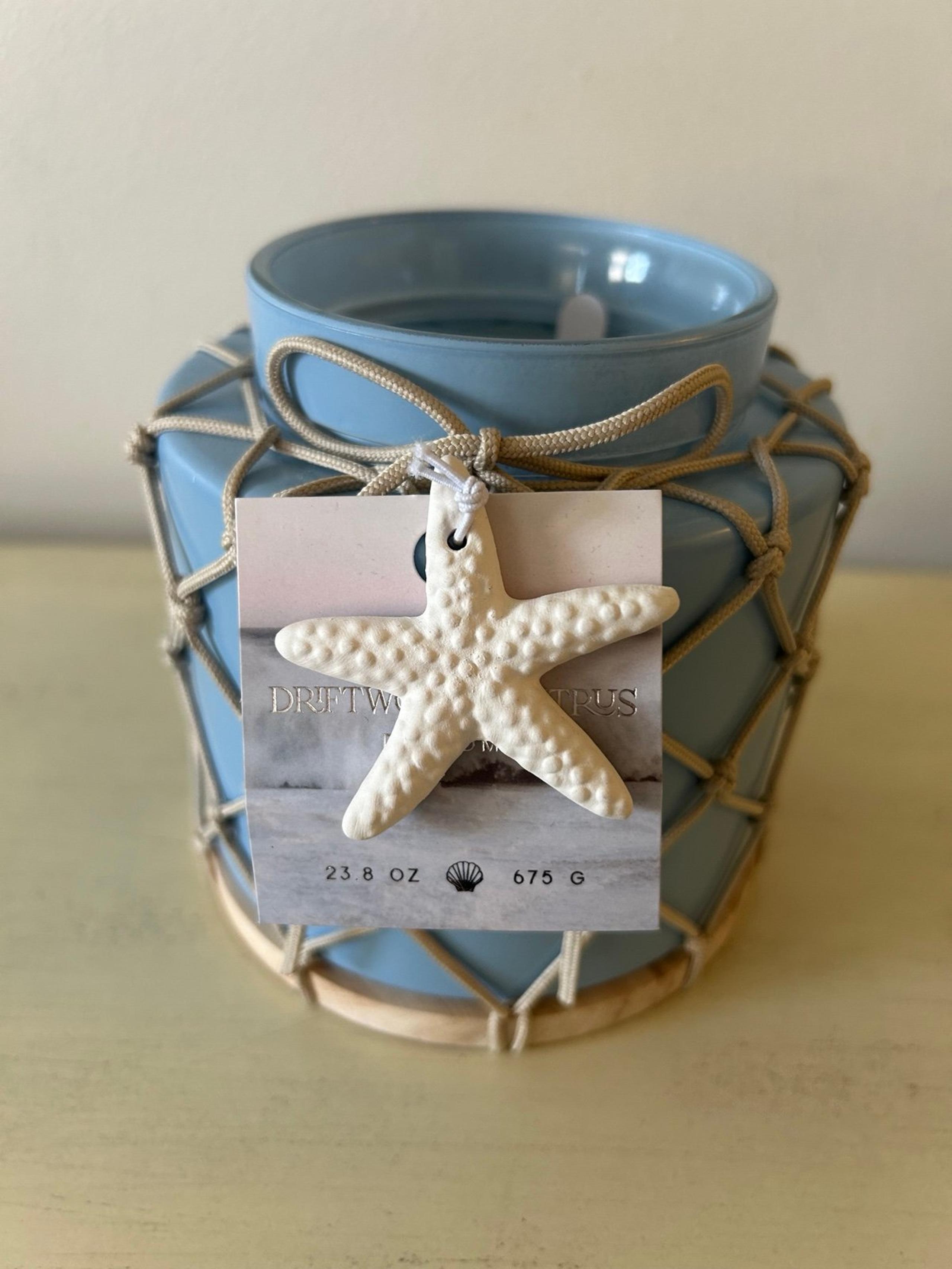Wood Wick Decorative Seaside Candle