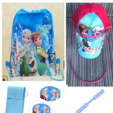 Frozen Baseball Cap, Masks, Bag Bundle