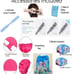 Frozen Baseball Cap, Masks, Bag Bundle