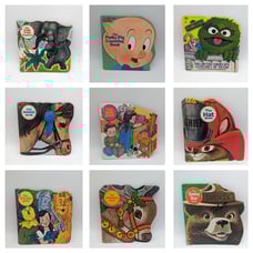 Lot of 9 Golden Shape Books - vintage kids books 60s/70s