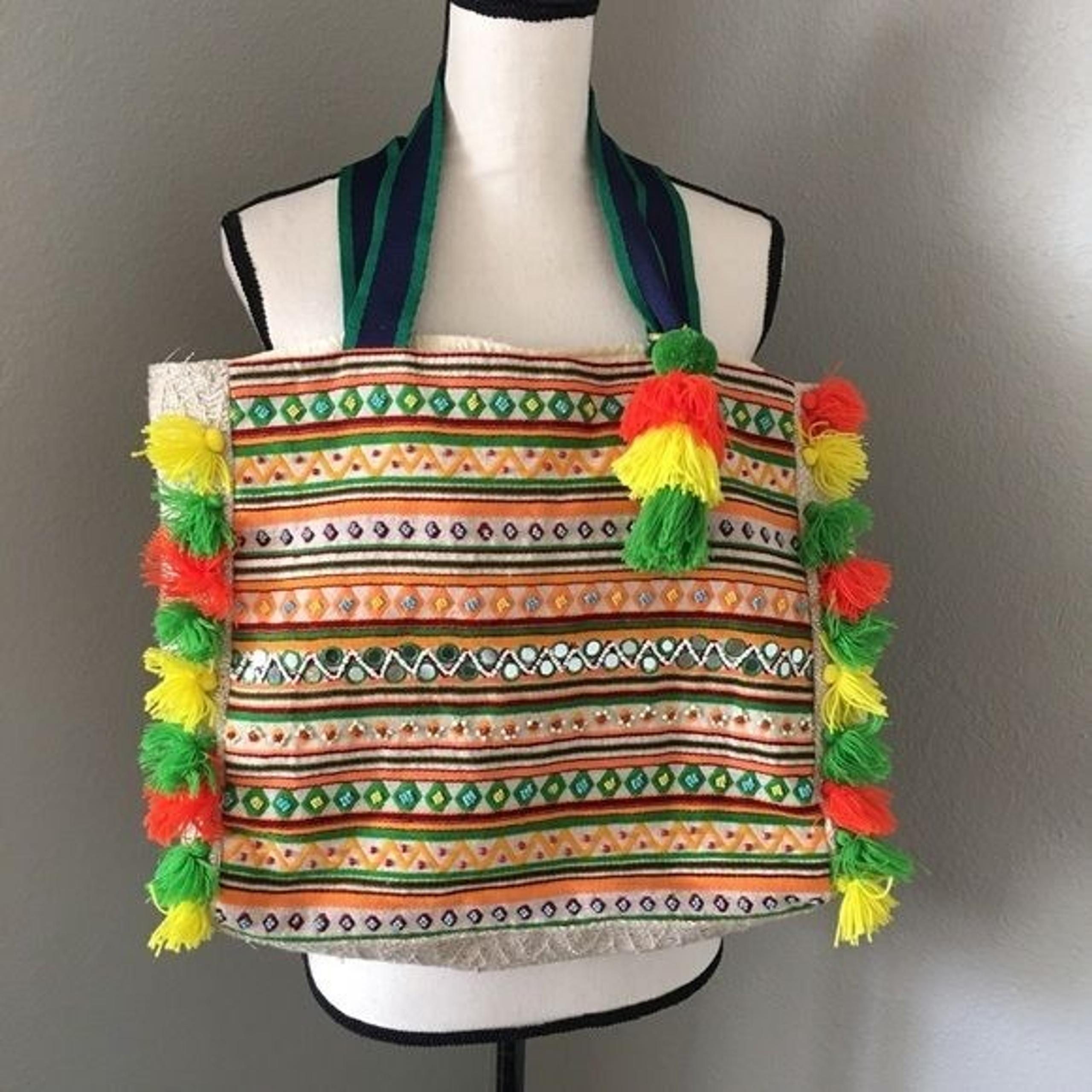 Charming Charlie Boho Cotton Tote