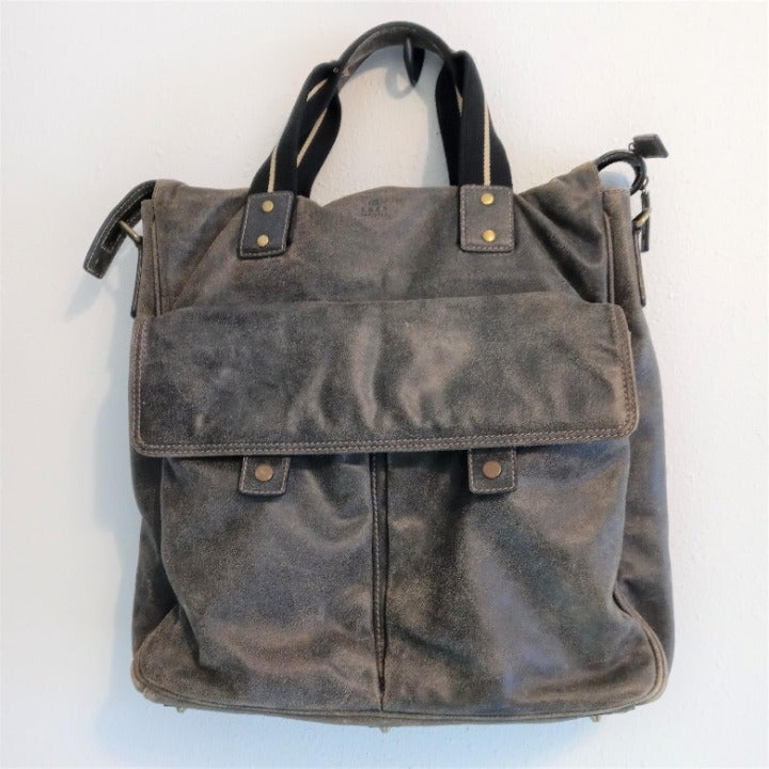 Rafe large convertible distressed leather tote