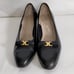Salvatore Ferragamo Women’s Gancini Bit leather Loafers heel Shoes size 9AA