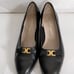 Salvatore Ferragamo Women’s Gancini Bit leather Loafers heel Shoes size 9AA