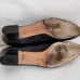 Salvatore Ferragamo Women’s Gancini Bit leather Loafers heel Shoes size 9AA
