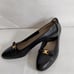 Salvatore Ferragamo Women’s Gancini Bit leather Loafers heel Shoes size 9AA