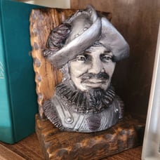 Bookends Mid Century Spanish Conquistador Bookends Pair