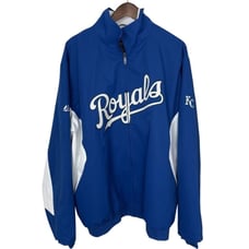 Majestic Kansas City Royals Blue Therma Base Full Zip Jacket XXL 2XL MLB Fan