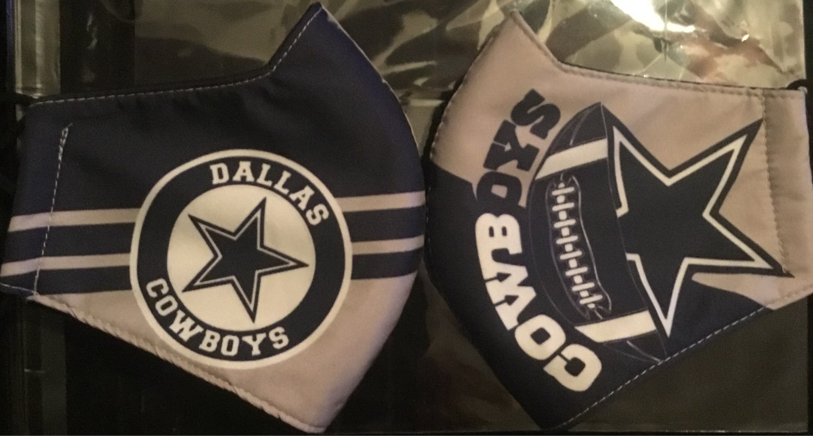 2 Dallas Cowboys LTE Facemask