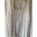 R&M Richards Womens 3-Piece Beige Embroidered Pant Suit Jacket & Shell Size 16W