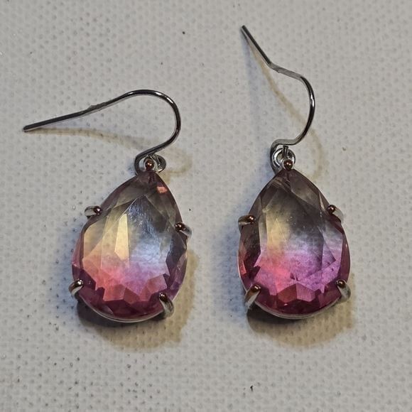 Lucky brand Graduated Pink Drop Earrings New