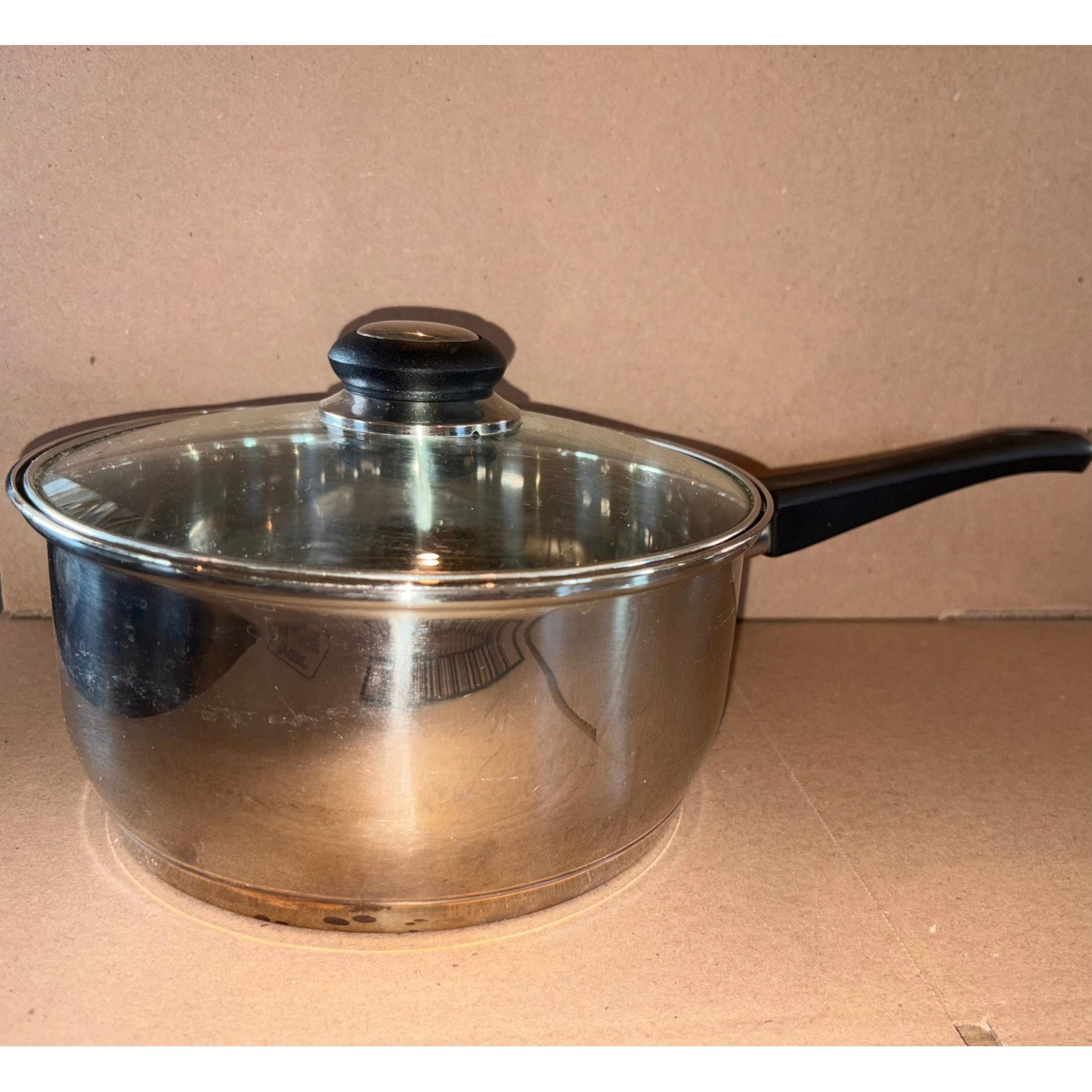Tramontina Saucepan Pot with Lid Stainless Steel Induction Ready 3 Qt