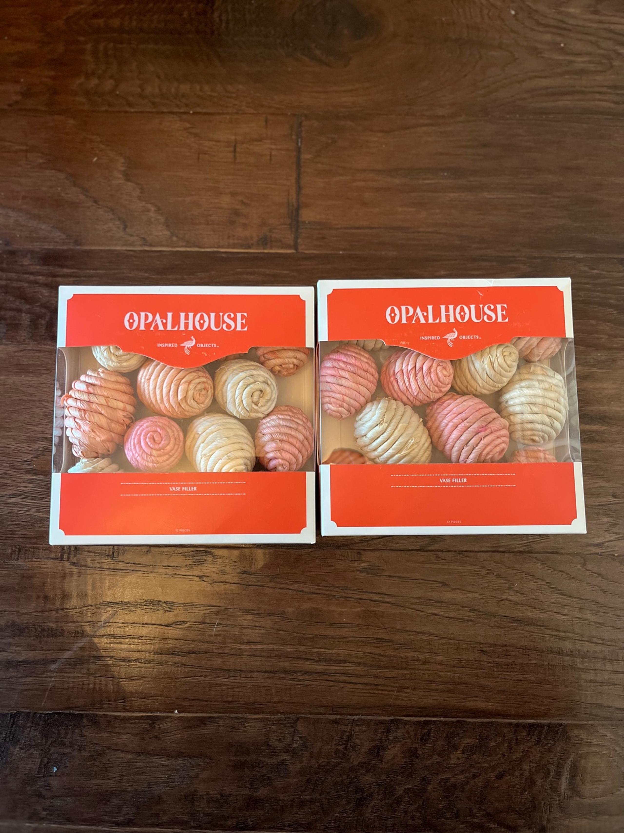 2 sets of Decorative ombre corn husk egg filler